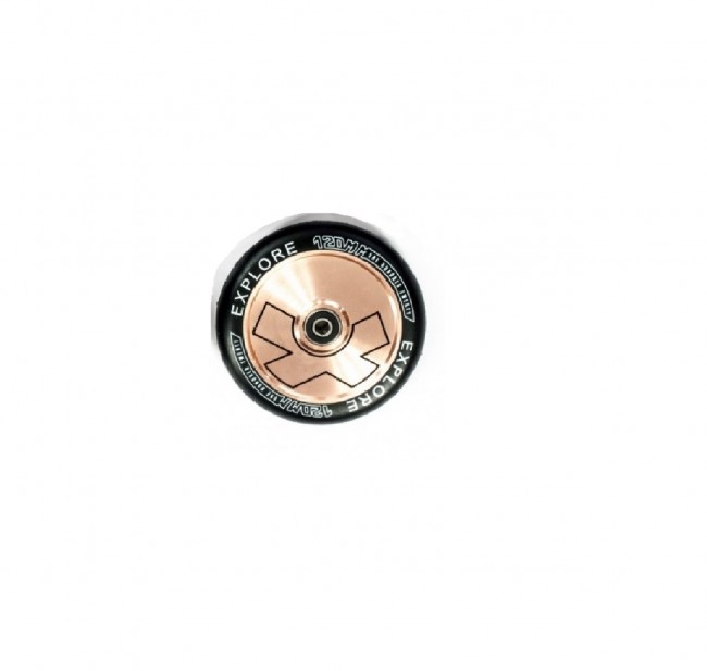 Колеса для трюковых самокатов SCOOTER WHEEL 120 ALU литой диск (Бронзовый)